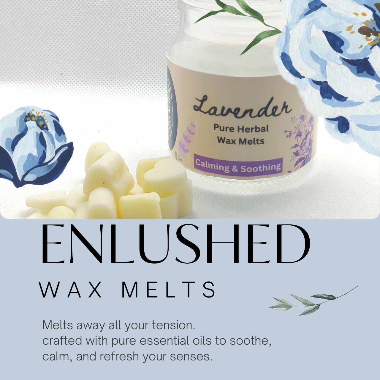 Wax Melts with Electric Diffuser Infused with Pure Essential Oils | Calming & Relaxing | Improve Sleep | Uplifts Mood