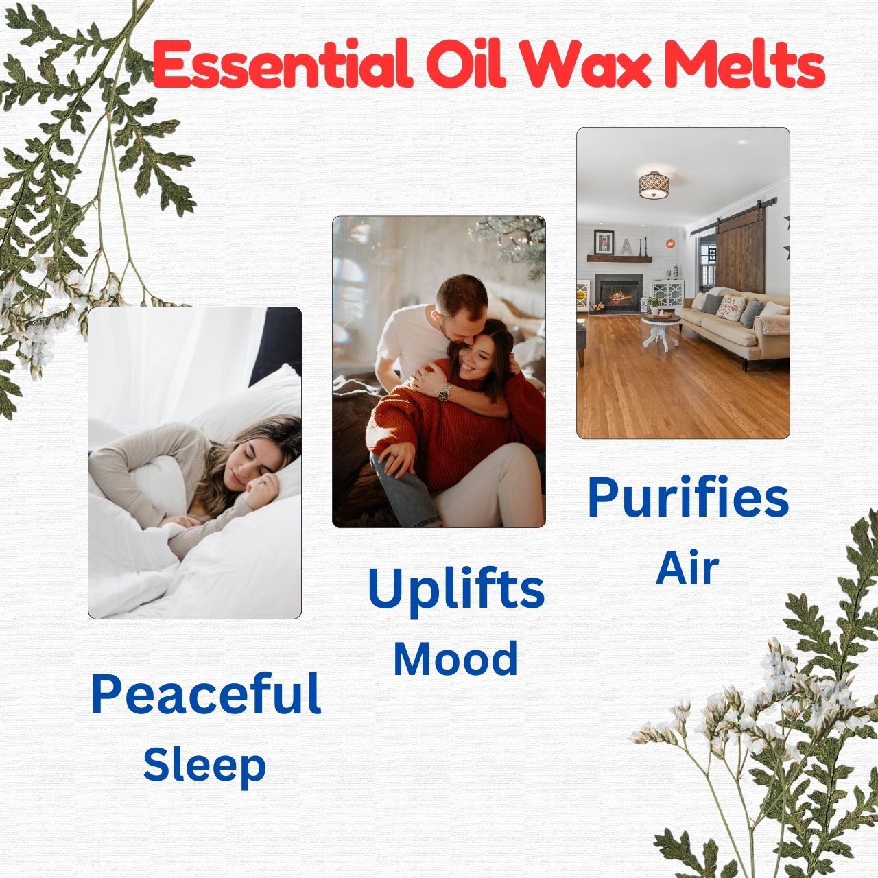 Wax Melts with Electric Diffuser Infused with Pure Essential Oils | Calming & Relaxing | Improve Sleep | Uplifts Mood
