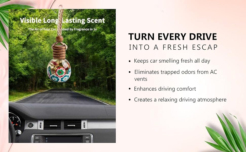 Hanging Pod Herbal Car | Home Freshener | Citrus Blast | Lime & Lemon